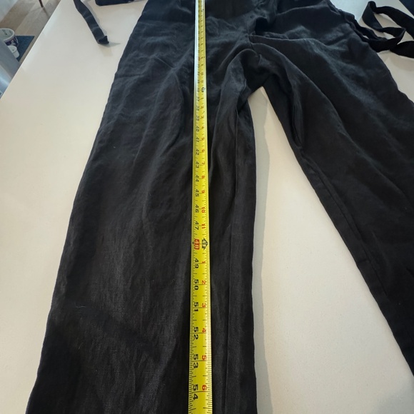 Flo Atelier Linen Wrap Around Jumpsuit - Picture 5 of 5